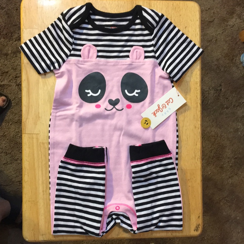 Cat & Jack One-Piece Panda Romper